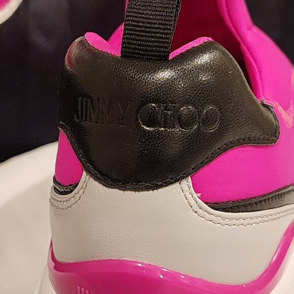 Brand New EU39 Jimmy Choo Sneakers Ballet Pink Slip On - Picture 6 of 12